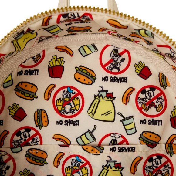 Loungefly Mickey & Friends Exclusive Snack Shack Mini Backpack NWT main image 4